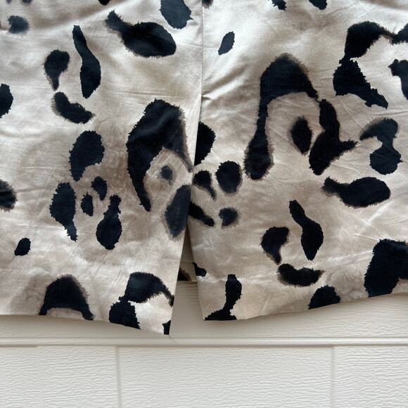 Ann Taylor Black and White Animal Print Pencil Skirt - Picture 4 of 8